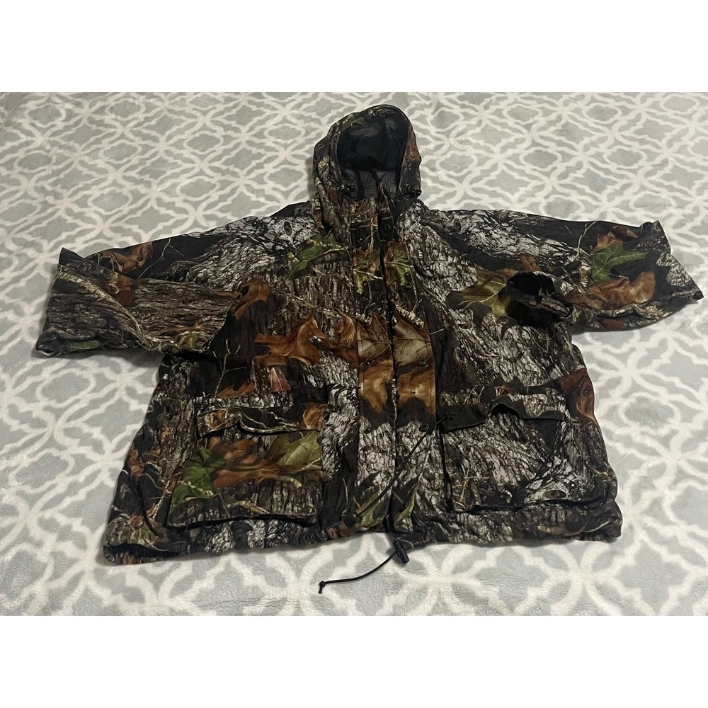 WILDfOWLER Camo Realtree Hunting Jacket Hooded Men's Outerwear Size‎ Medium